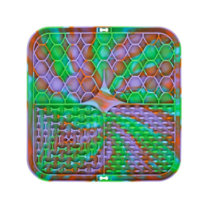 Alory Lick Mat | Slow Feeder & Bath Distraction for Dogs | Food Grade Silicone