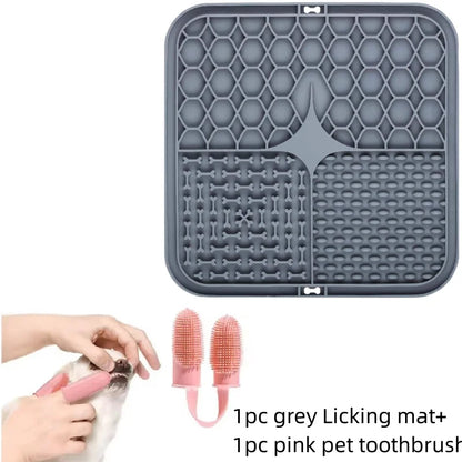 Alory Lick Mat | Slow Feeder & Bath Distraction for Dogs | Food Grade Silicone