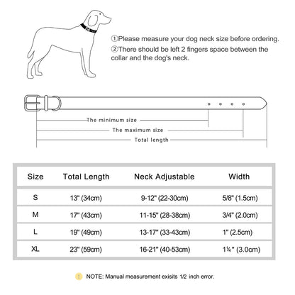 Custom Engraved Heritage Leather Dog Collar