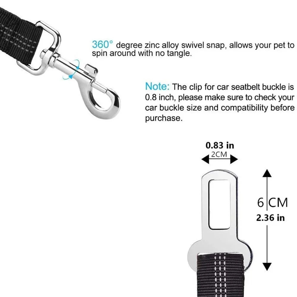 Alory Dog Seat Belt | Safety Harness for Car Travel