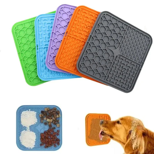 Alory Lick Mat | Slow Feeder & Bath Distraction for Dogs | Food Grade Silicone