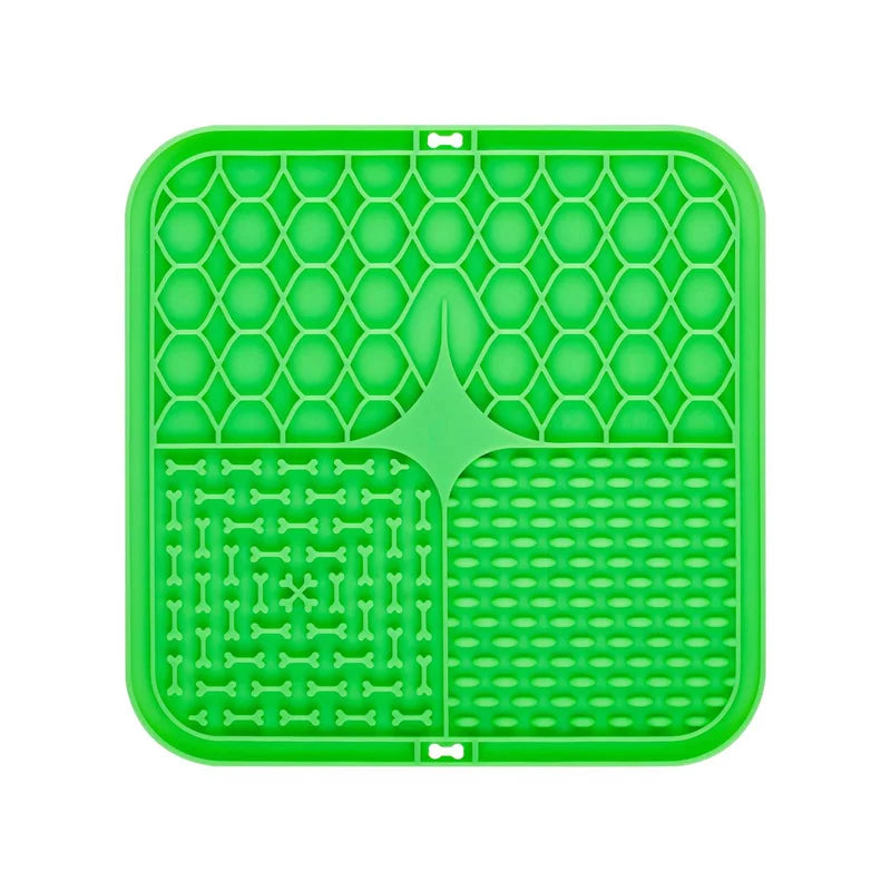 Alory Lick Mat | Slow Feeder & Bath Distraction for Dogs | Food Grade Silicone