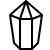 Mineral Crystal Face icon